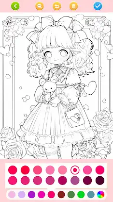 Doll Color: Princess Coloring screenshot 4