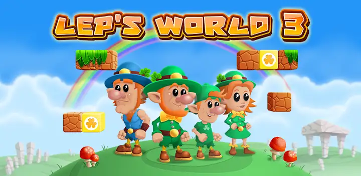 Lep's World 3 — Android game banner