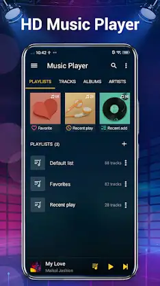 Music player- bass boost,music screenshot 4