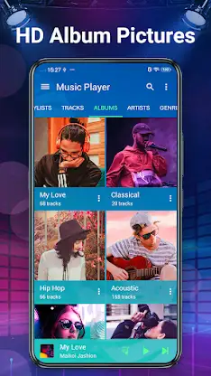 Music player- bass boost,music screenshot 5