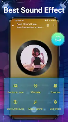 Music player- bass boost,music screenshot 6