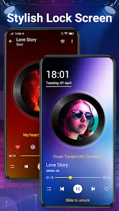 Music player- bass boost,music screenshot 7