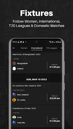 CricScore - Live Cricket Score screenshot 4