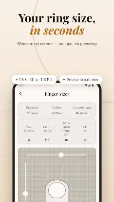 RingFit: Ring Sizer & Measure screenshot 1