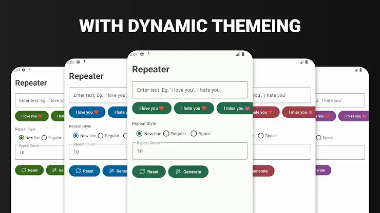 Text Repeater - Fonts & Emoji. screenshot 3