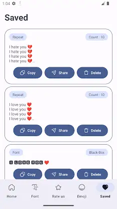 Text Repeater - Fonts & Emoji. screenshot 8