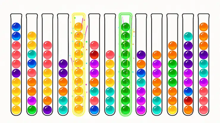 Ball Sort: ordena en colores screenshot 2