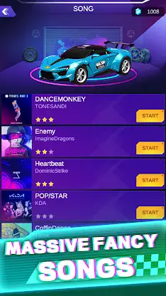 Music Racer : Beat Racing GT screenshot 1