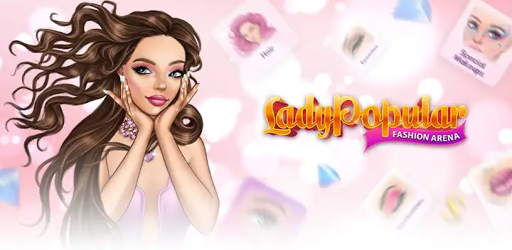 Lady Popular: Dress Up Game — Android game banner