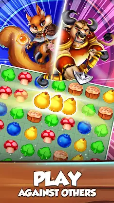 Muzzle Mash: PvP Match 3 RPG screenshot 1