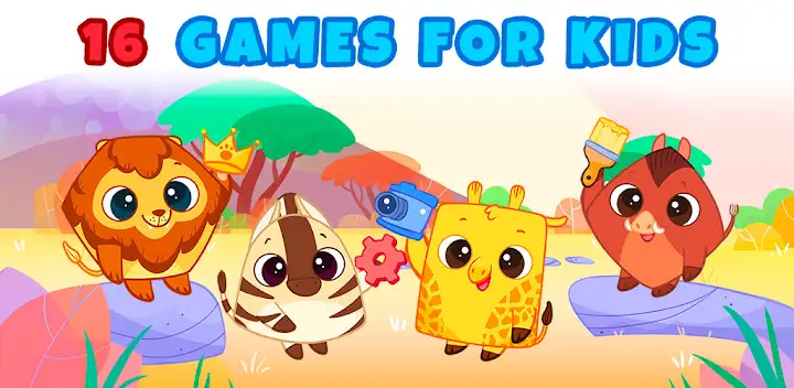 Savanna Animals Games for Kids — Android game banner
