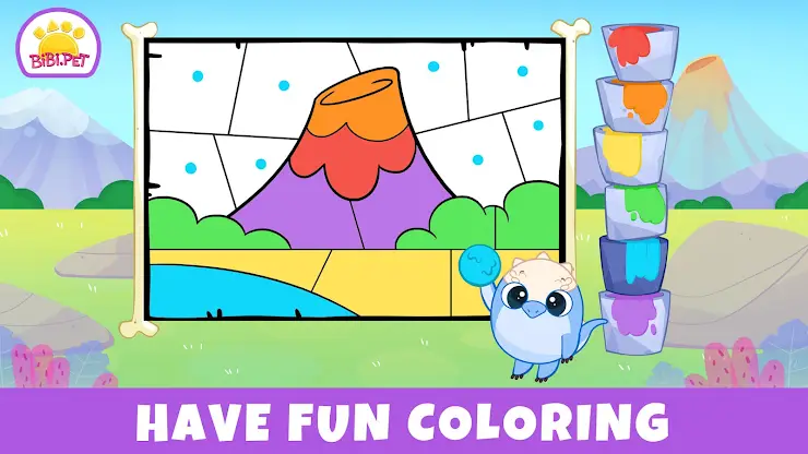 Bibi Dinosaurs games for kids screenshot 1