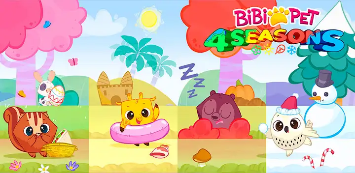 4 Seasons Games for Toddler 2+ — Android game banner