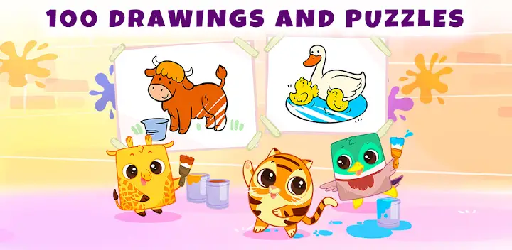 Bibi Drawing & Color Kids Game — Android game banner