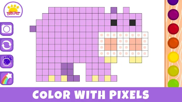 Bibi Drawing & Color Kids Game screenshot 1