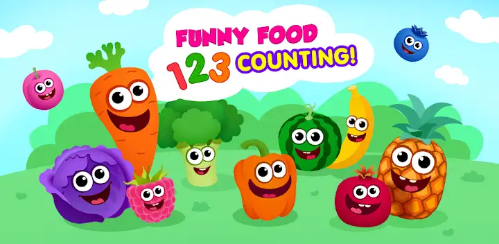123 learning app for kids — Android game banner
