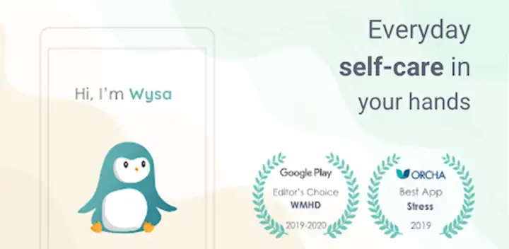 Wysa: Mental Wellbeing AI — Android app banner