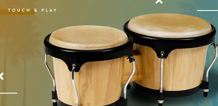 Congas & Bongos: percussions — Android game banner