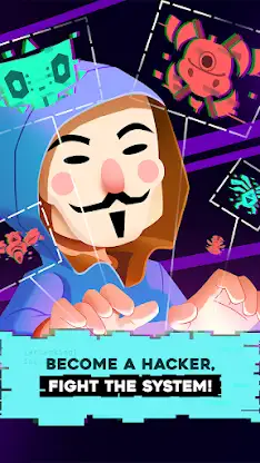 Hacking Hero: Hacker Clicker screenshot 1