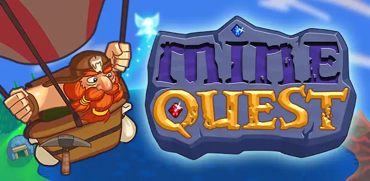 Mine Quest: Battle Dungeon RPG — Android game banner