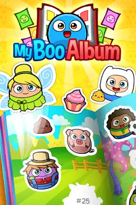 My Boo Album - Virtual Pet Sti screenshot 1