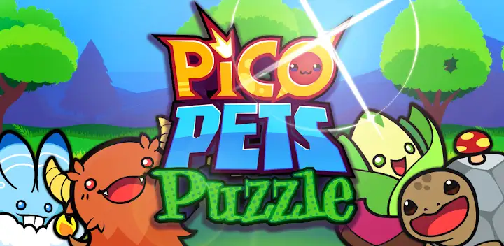 Pico Pets Puzzle Monsters Game — Android game banner