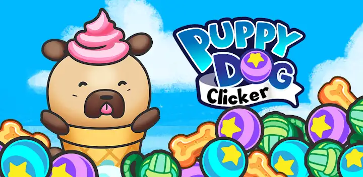Puppy Dog Clicker: Puppy Game — Android game banner
