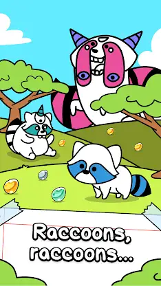 Raccoon Evolution: Idle Mutant screenshot 1