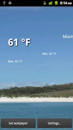Weather Livepaper screenshot 3