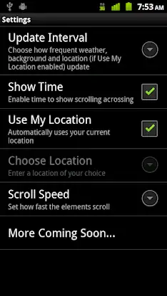 Weather Livepaper screenshot 2