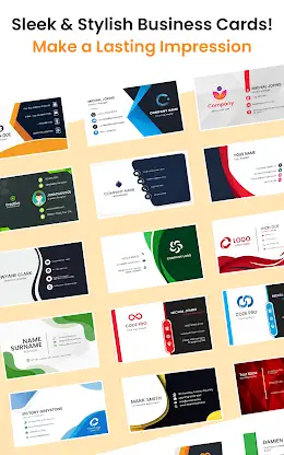 Business Card Maker & Editor screenshot 2