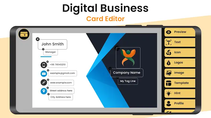 Business Card Maker & Editor screenshot 5