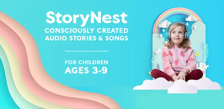 StoryNest: Kids Audio Stories — Android app banner
