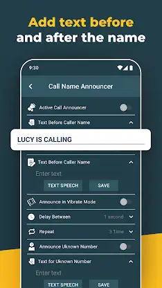 Caller Name Announcer App screenshot 2