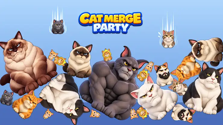 Cat Merge Party screenshot 1