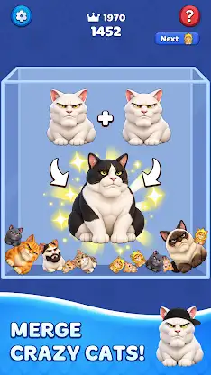 Cat Merge Party screenshot 2