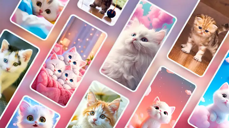 Cute Cat Wallpapers 4K screenshot 1