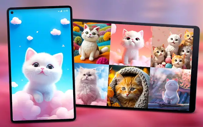 Cute Cat Wallpapers 4K screenshot 6