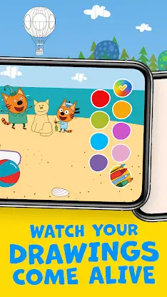 Kid-E-Cats Coloring for Kids screenshot 3