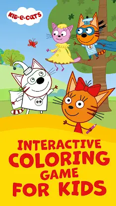 Kid-E-Cats Coloring for Kids screenshot 1