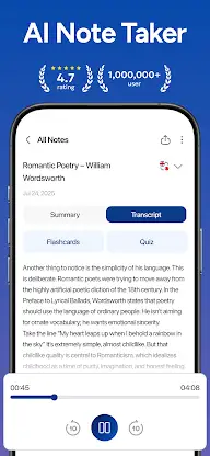 AI Note Taker - NotebookAI screenshot 1