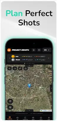 Zenith: Photo, Map & Astro screenshot 1