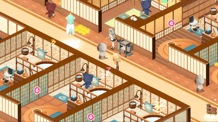 Kawaii HotSpring: Idle Tycoon screenshot 6