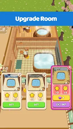 Kawaii HotSpring: Idle Tycoon screenshot 2