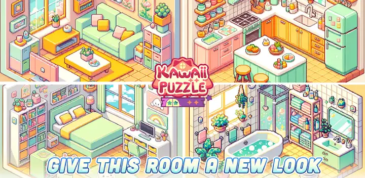 Kawaii Puzzle: Room Decor — Android game banner