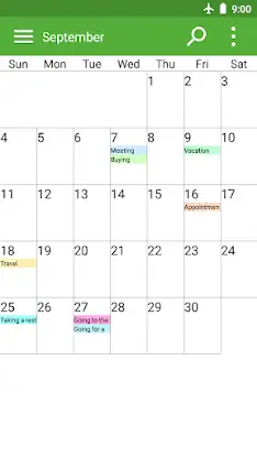 Calendar and Planner screenshot 1