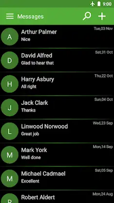 SMS text messaging screenshot 2