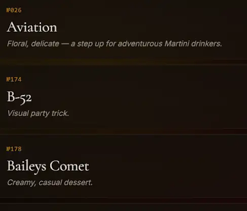 The Drinks Lounge screenshot 1