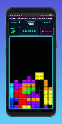 Forever Puzzle for Tetris Fans screenshot 1
