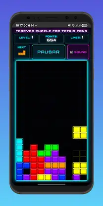 Forever Puzzle for Tetris Fans screenshot 2